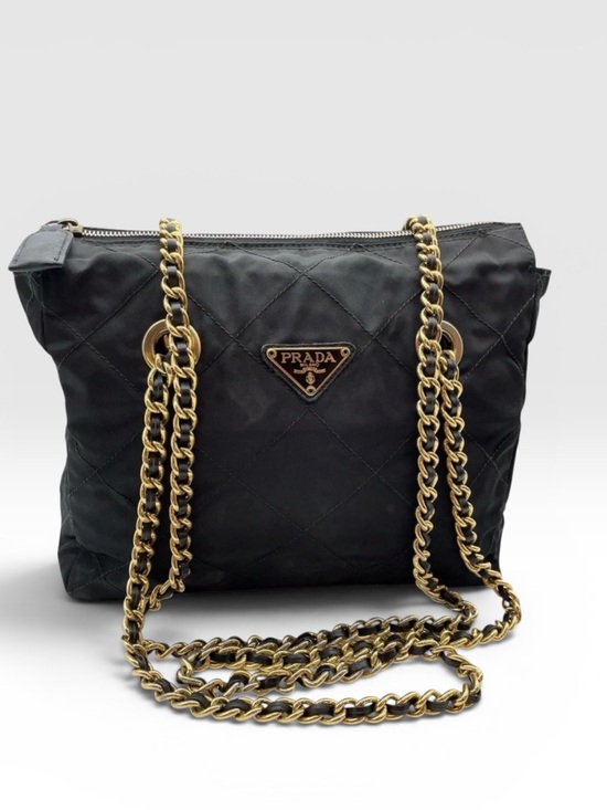 Prada Handbags - Prada Nero Tessuto-w/ dust bag in GREAT condition!